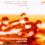 Einladung zum Klangbad am 25.11.2025 um 19:00 in der Martinskirche Tübingen